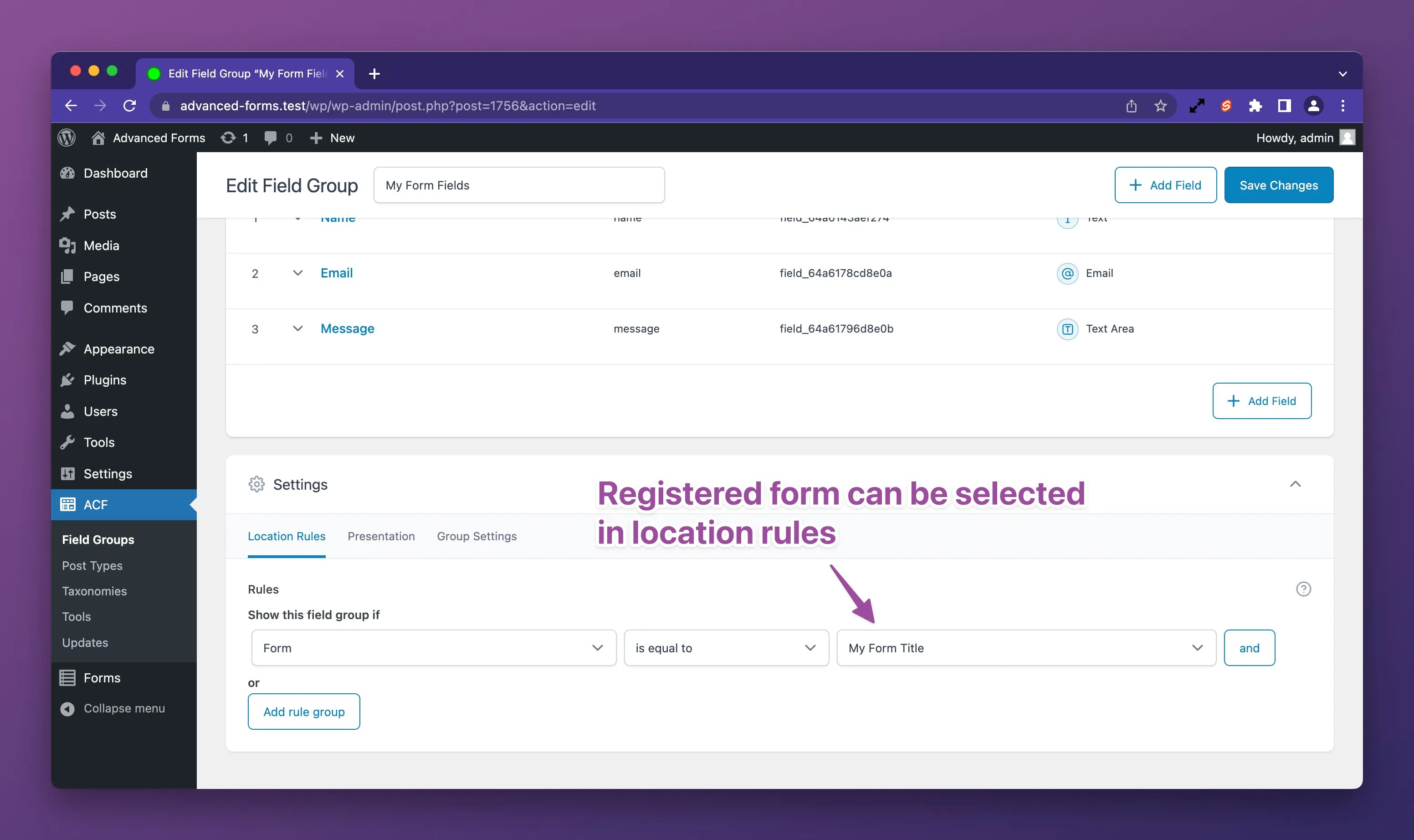 advanced-forms-php-form-in-location-rules.jpg